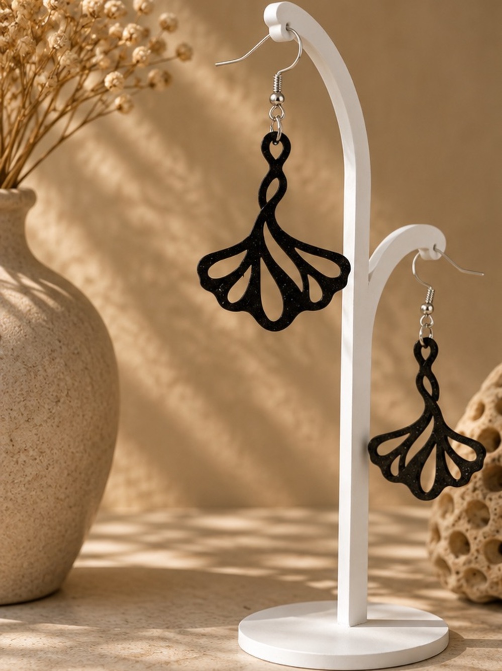 Ginkgo Leaf Earrings